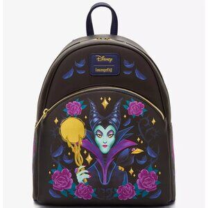 LOUNGEFLY: DISNEY: SLEEPING BEAUTY MALEFICENT MINI BACKPACK *NWT*